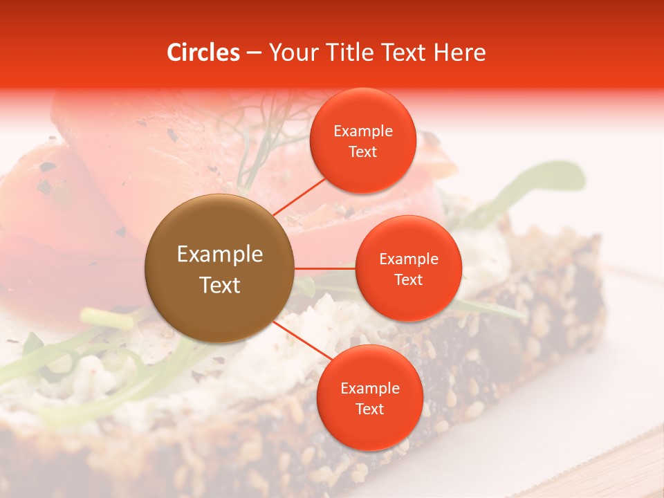 Seafood Garnish Meal PowerPoint Template