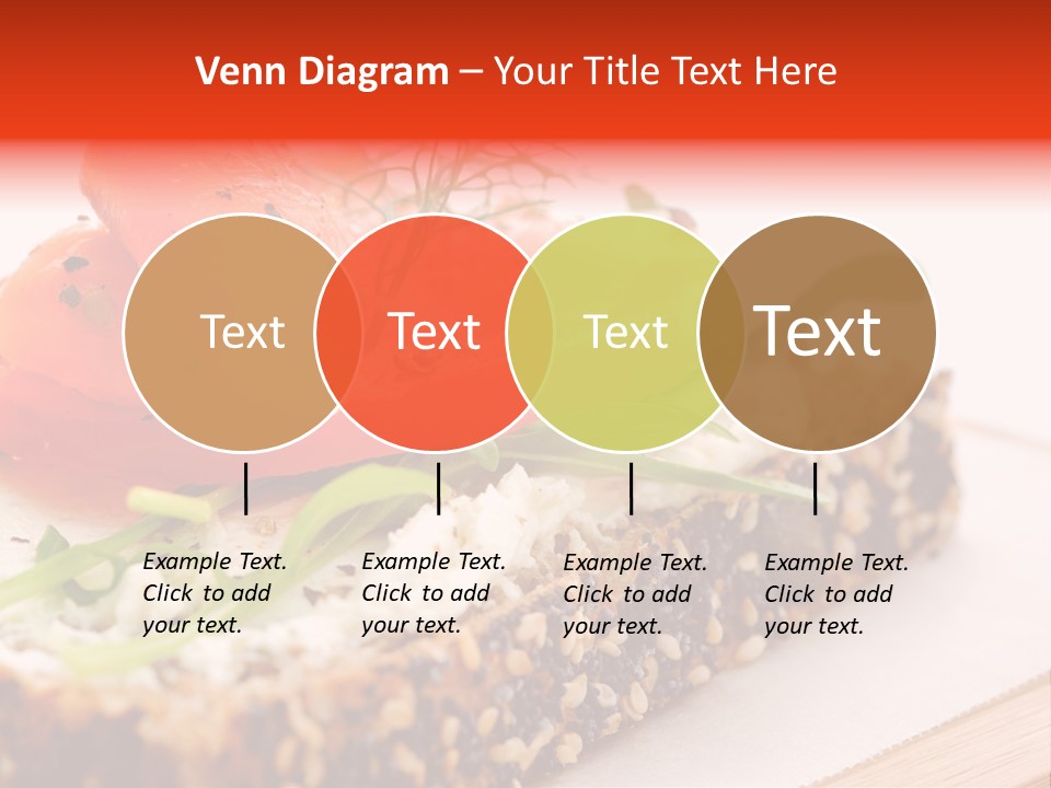 Seafood Garnish Meal PowerPoint Template