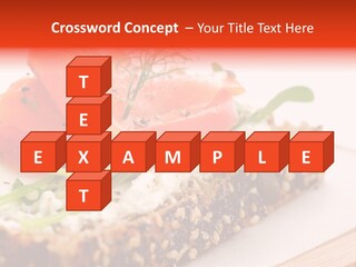 Seafood Garnish Meal PowerPoint Template