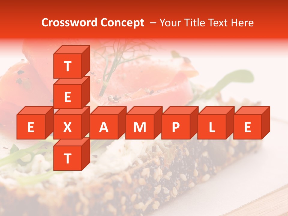 Seafood Garnish Meal PowerPoint Template