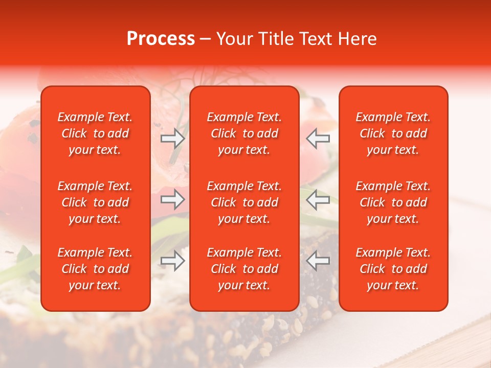 Seafood Garnish Meal PowerPoint Template