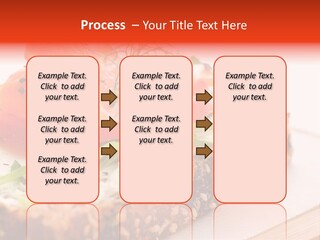 Seafood Garnish Meal PowerPoint Template