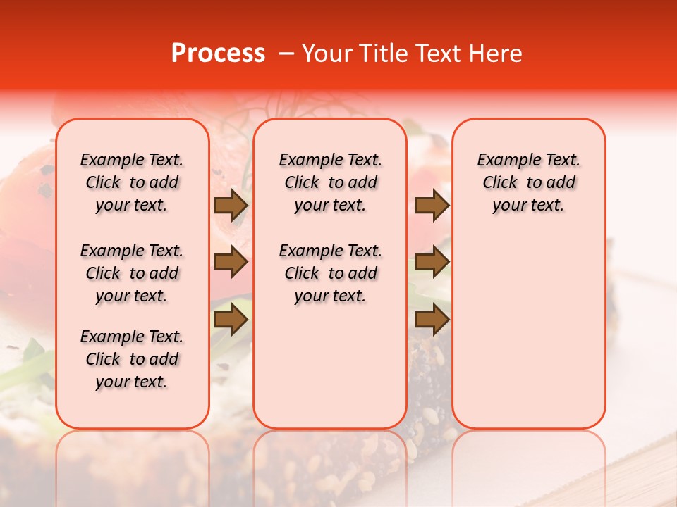 Seafood Garnish Meal PowerPoint Template