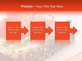 Seafood Garnish Meal PowerPoint Template