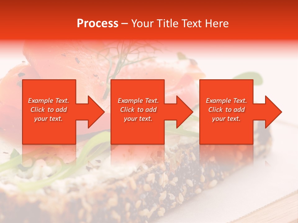 Seafood Garnish Meal PowerPoint Template