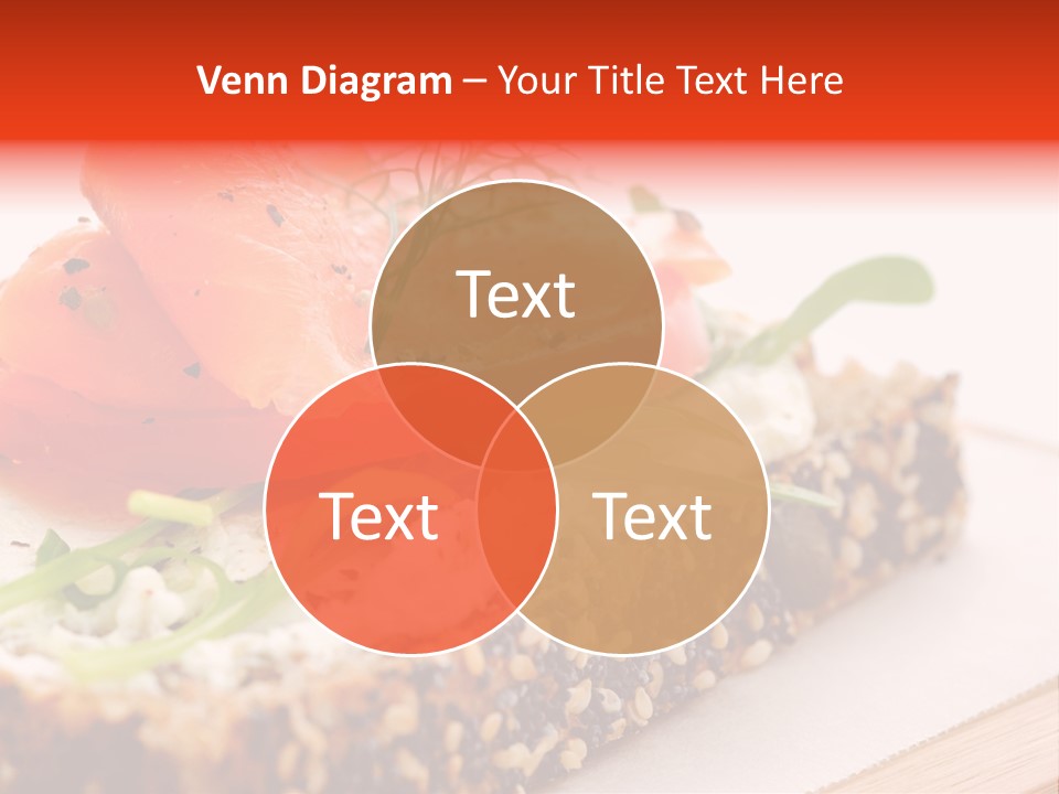 Seafood Garnish Meal PowerPoint Template