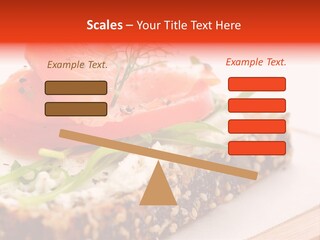 Seafood Garnish Meal PowerPoint Template