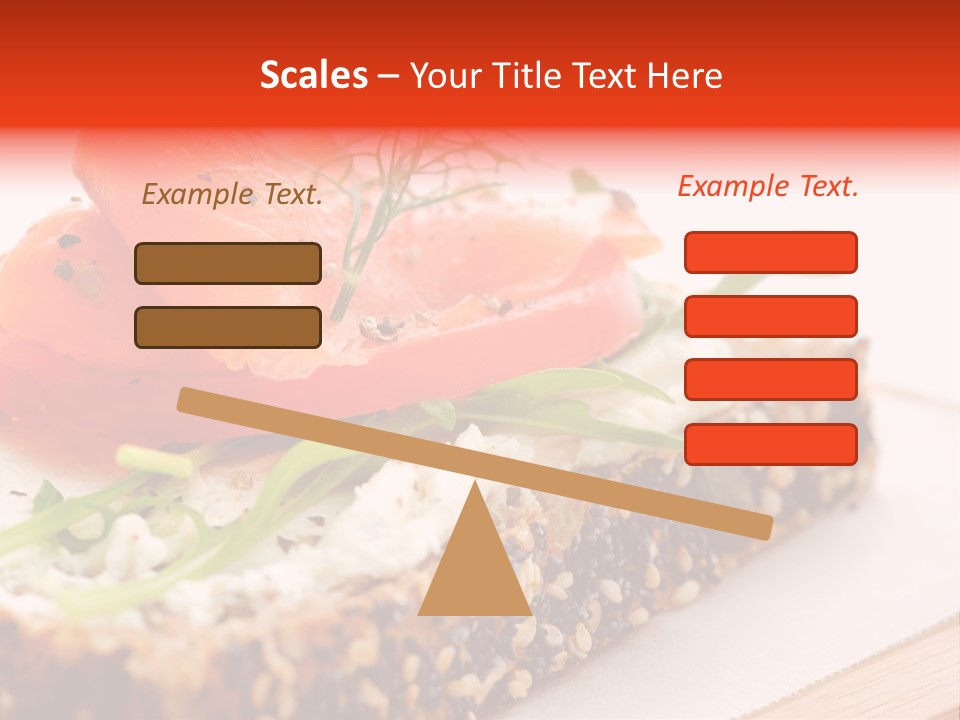 Seafood Garnish Meal PowerPoint Template