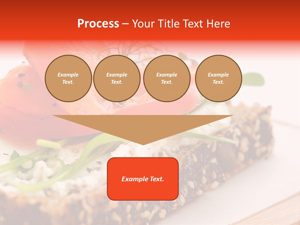 Seafood Garnish Meal PowerPoint Template