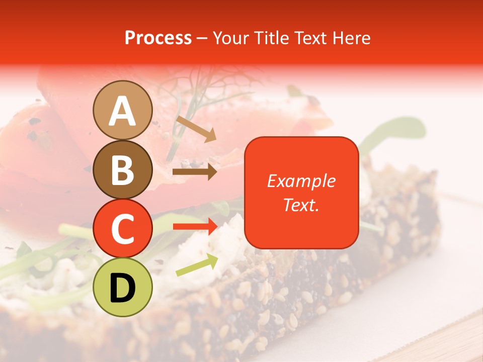Seafood Garnish Meal PowerPoint Template