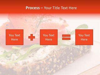 Seafood Garnish Meal PowerPoint Template