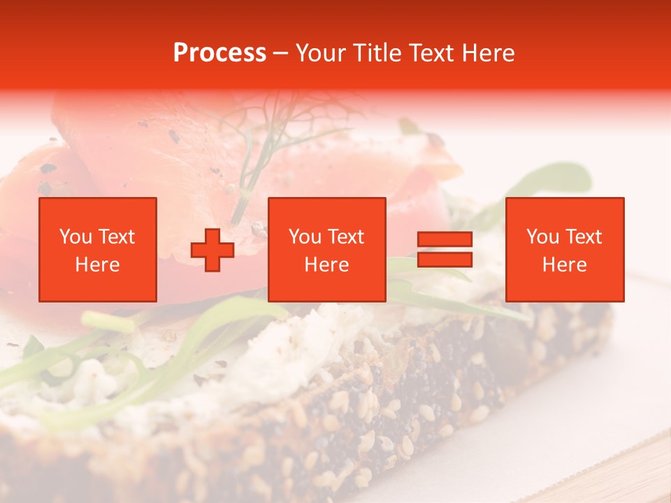 Seafood Garnish Meal PowerPoint Template
