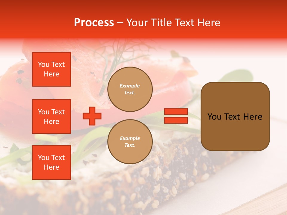 Seafood Garnish Meal PowerPoint Template