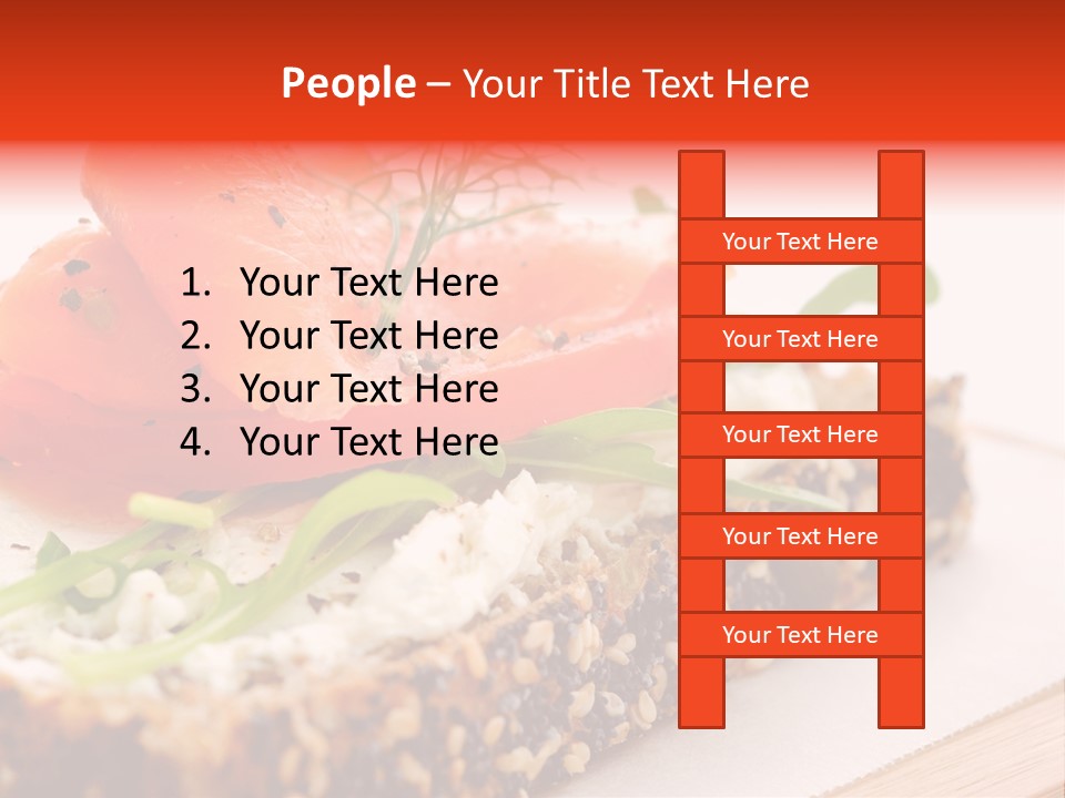 Seafood Garnish Meal PowerPoint Template