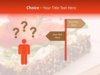 Seafood Garnish Meal PowerPoint Template