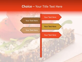 Seafood Garnish Meal PowerPoint Template