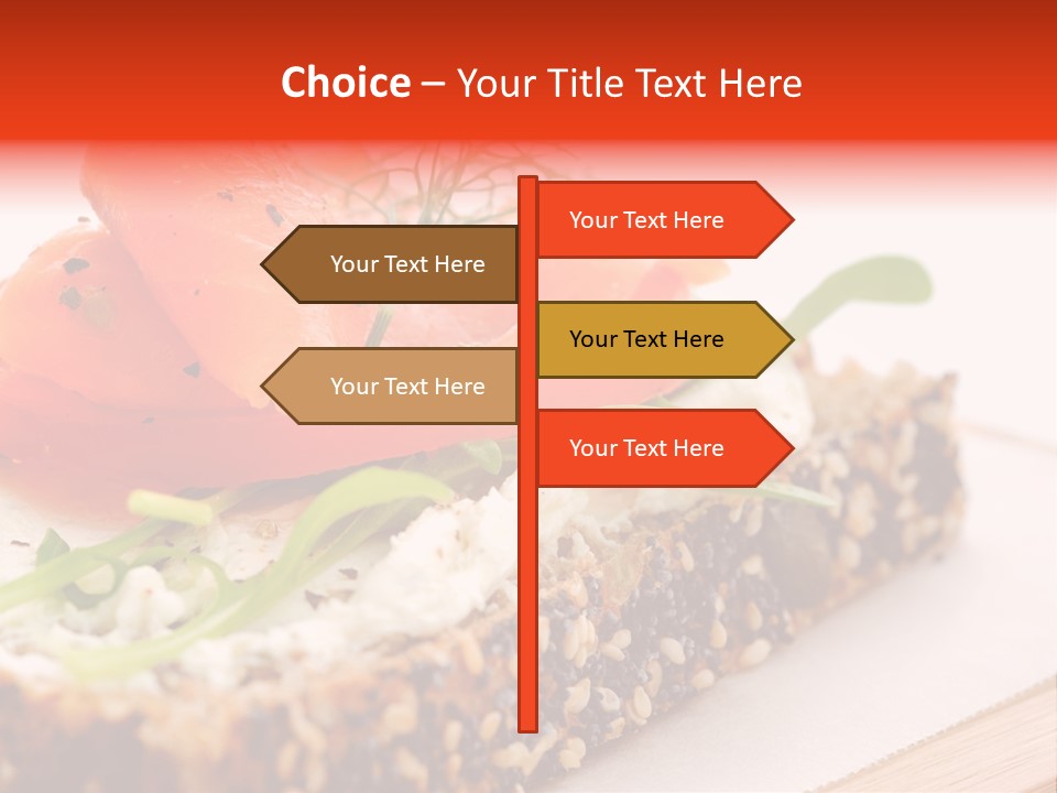 Seafood Garnish Meal PowerPoint Template