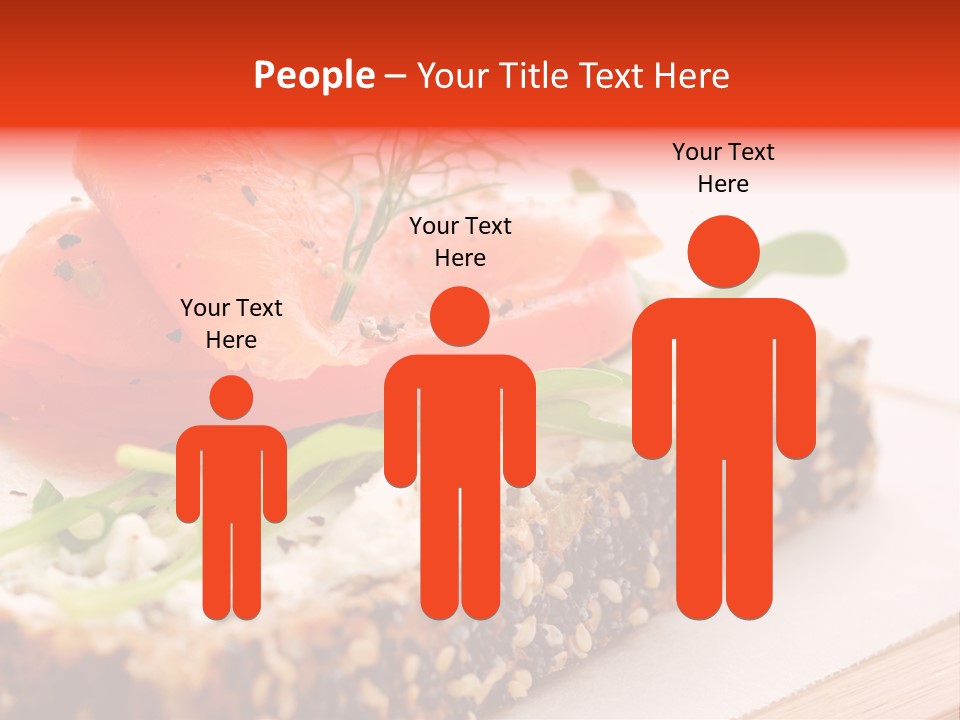 Seafood Garnish Meal PowerPoint Template