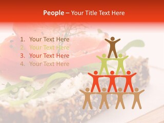 Seafood Garnish Meal PowerPoint Template