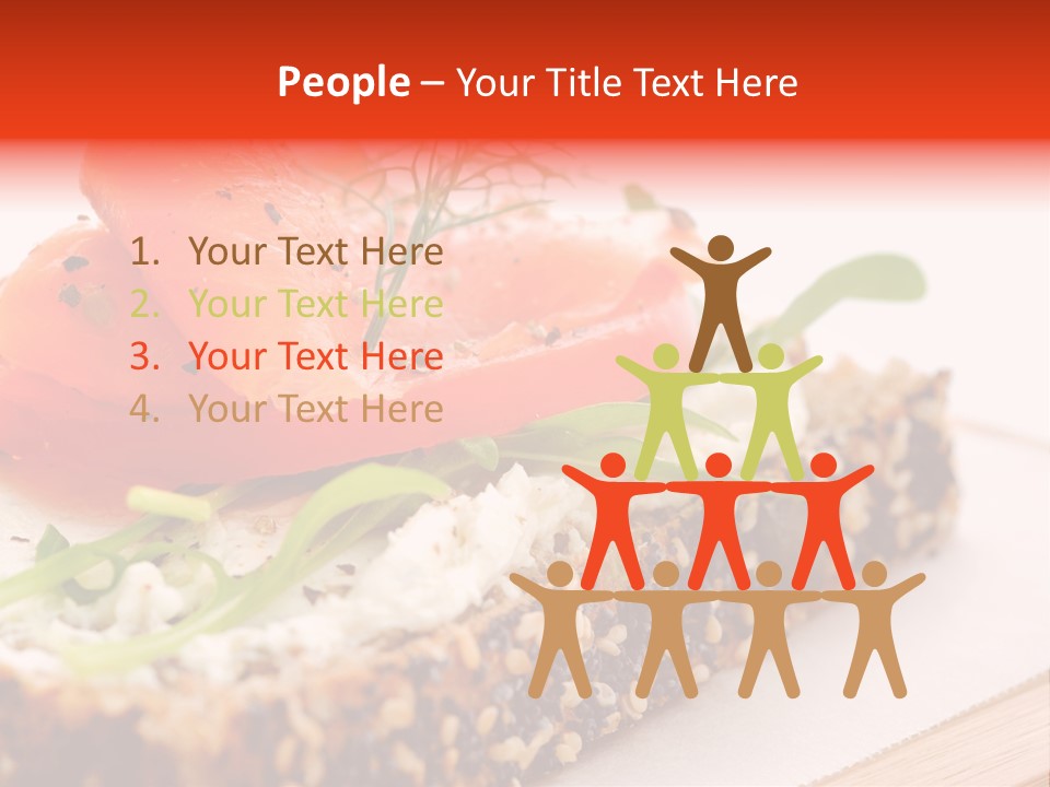 Seafood Garnish Meal PowerPoint Template