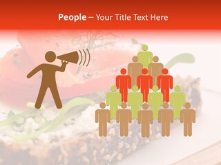 Seafood Garnish Meal PowerPoint Template