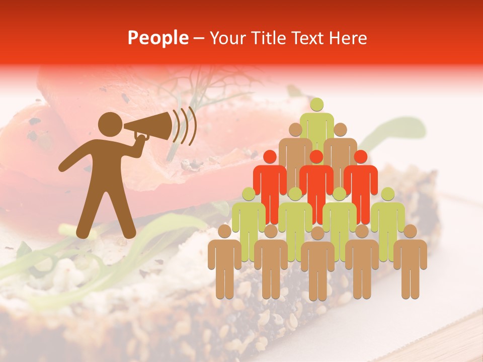 Seafood Garnish Meal PowerPoint Template