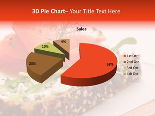 Seafood Garnish Meal PowerPoint Template