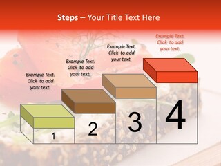 Seafood Garnish Meal PowerPoint Template