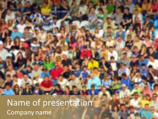 Day Audience Football PowerPoint Template