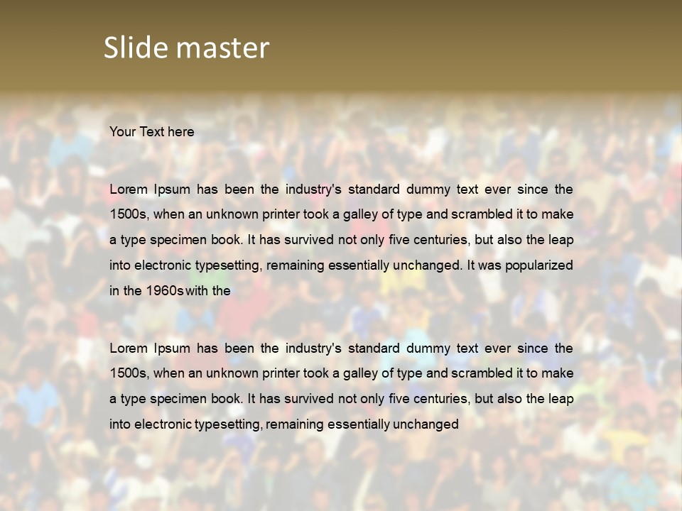 Day Audience Football PowerPoint Template