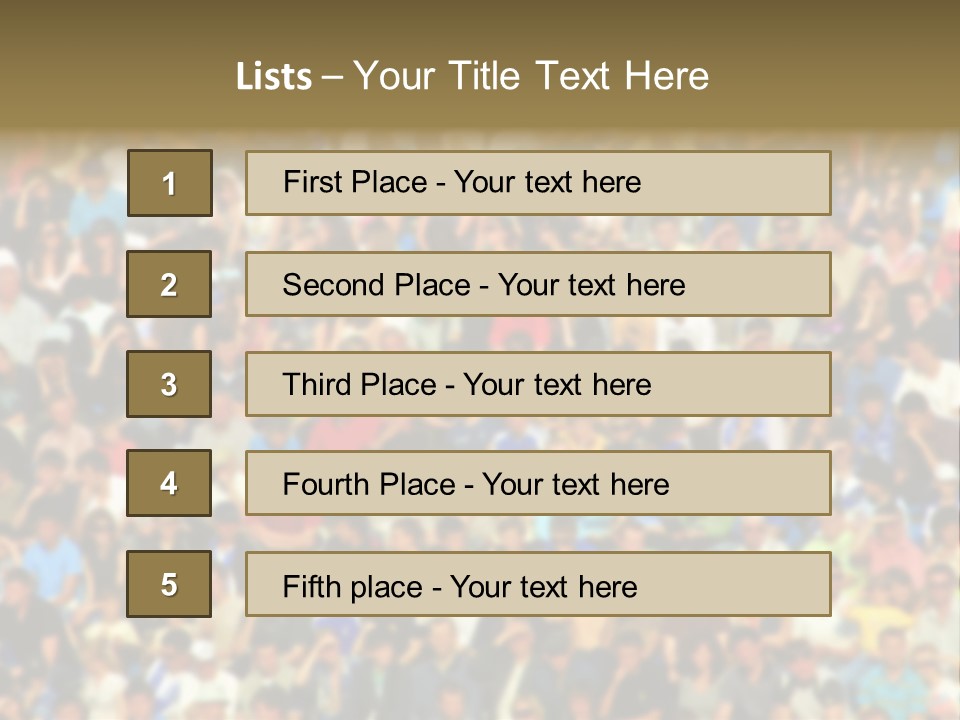 Day Audience Football PowerPoint Template
