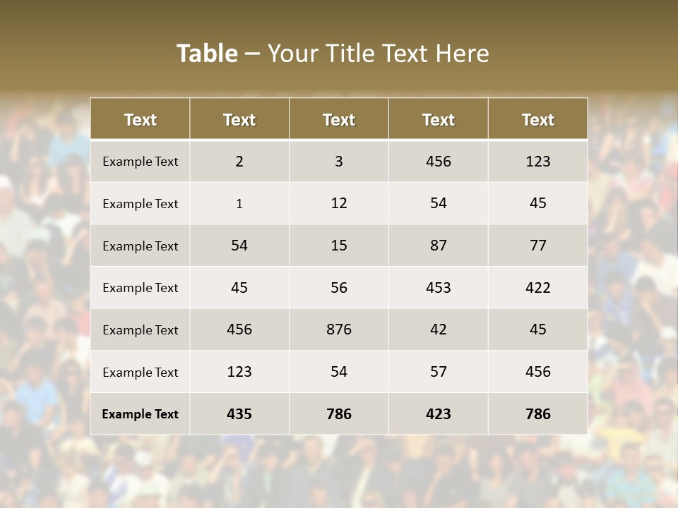Day Audience Football PowerPoint Template