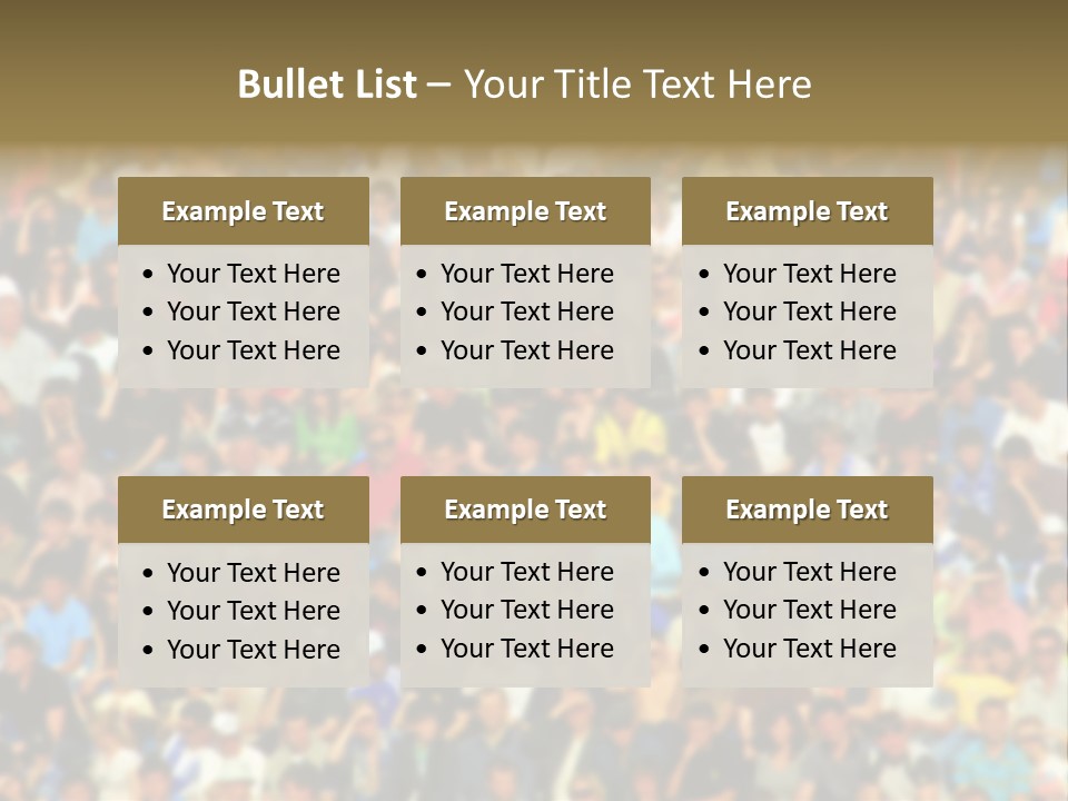 Day Audience Football PowerPoint Template