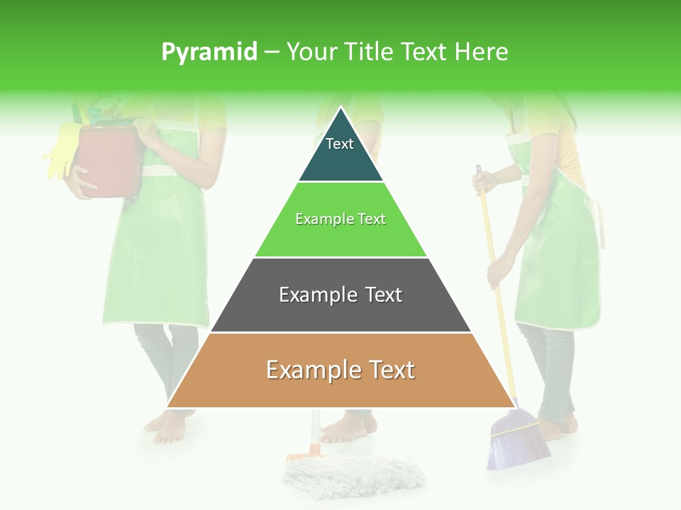 Household Cute White PowerPoint Template