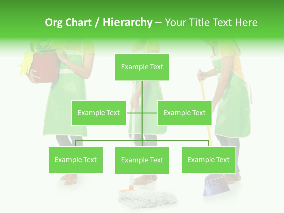 Household Cute White PowerPoint Template