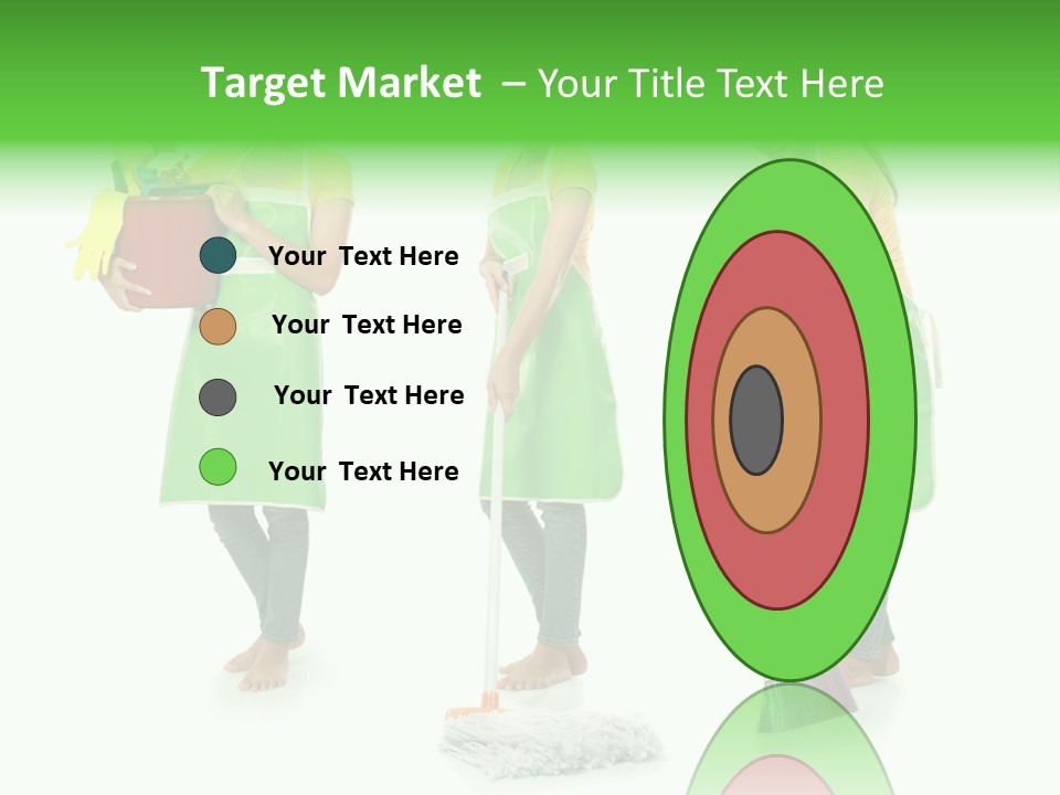 Household Cute White PowerPoint Template