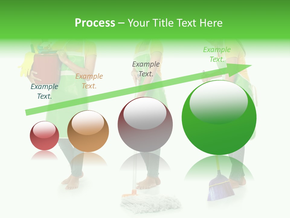 Household Cute White PowerPoint Template