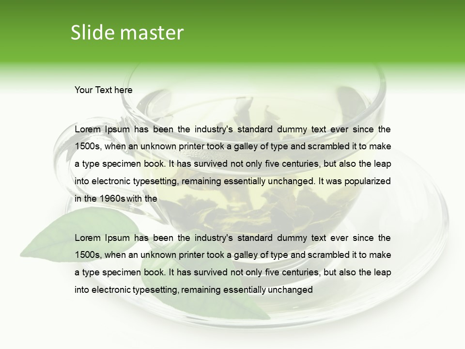 Aroma Liquid Citron PowerPoint Template