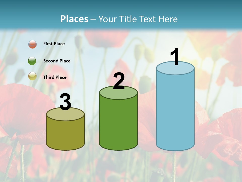 Spring Outdoor Flower PowerPoint Template