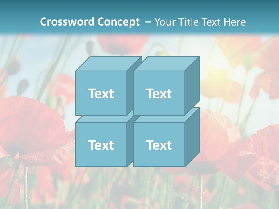 Spring Outdoor Flower PowerPoint Template