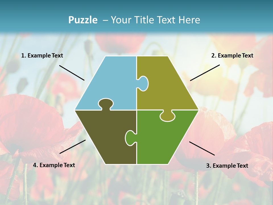 Spring Outdoor Flower PowerPoint Template