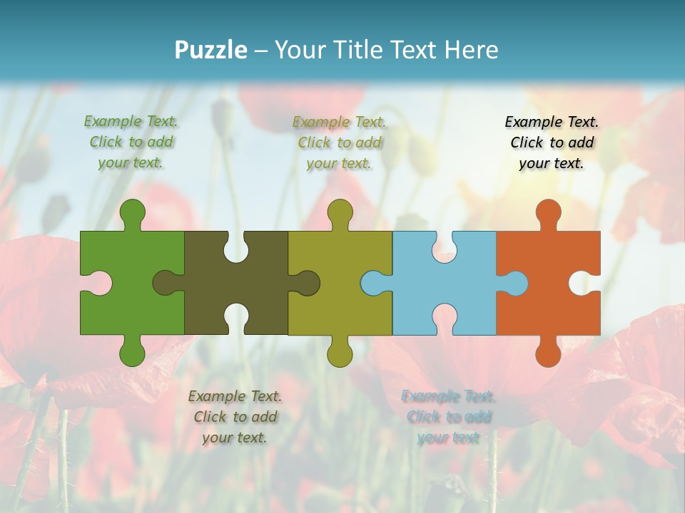 Spring Outdoor Flower PowerPoint Template