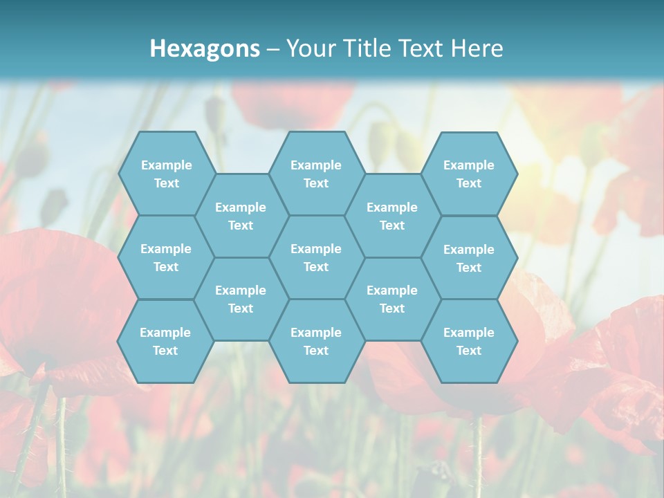 Spring Outdoor Flower PowerPoint Template