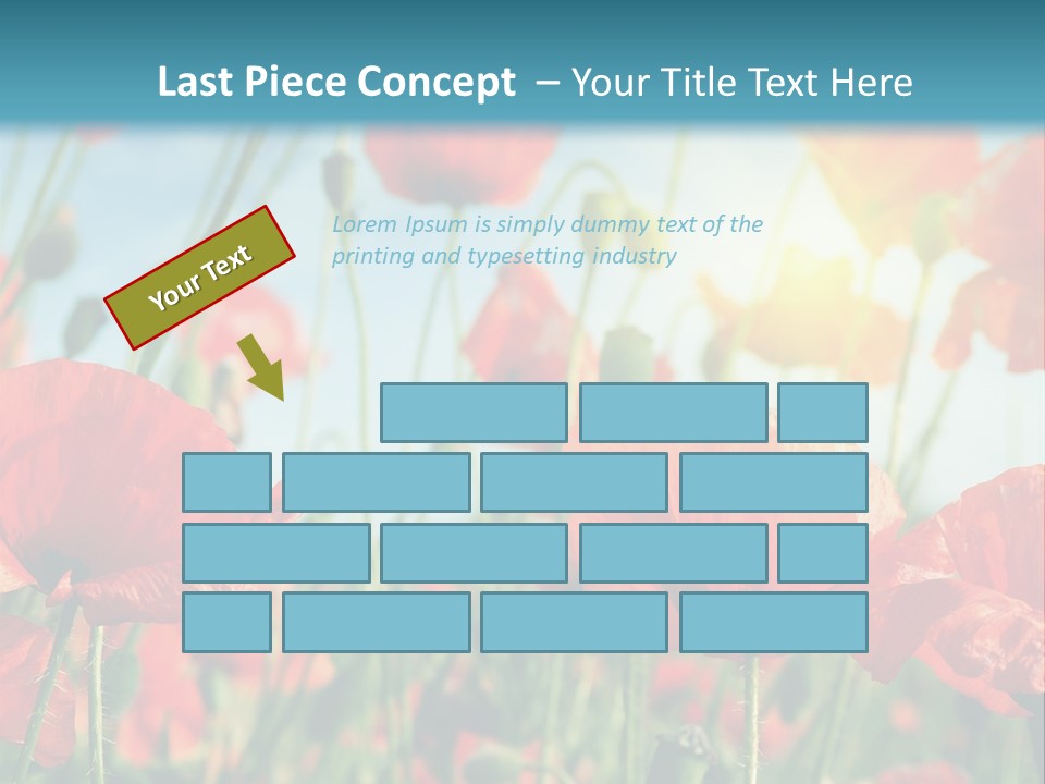 Spring Outdoor Flower PowerPoint Template