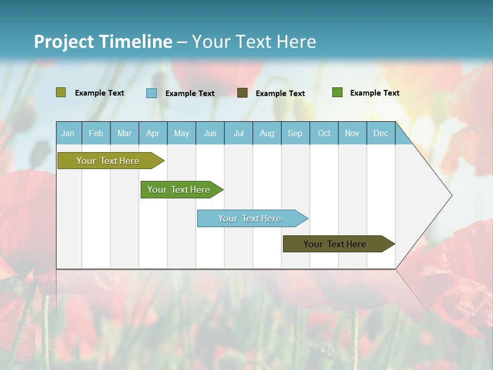 Spring Outdoor Flower PowerPoint Template