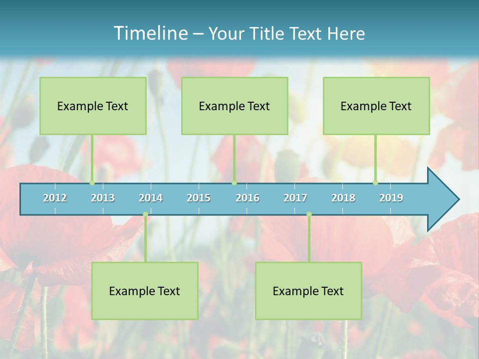 Spring Outdoor Flower PowerPoint Template