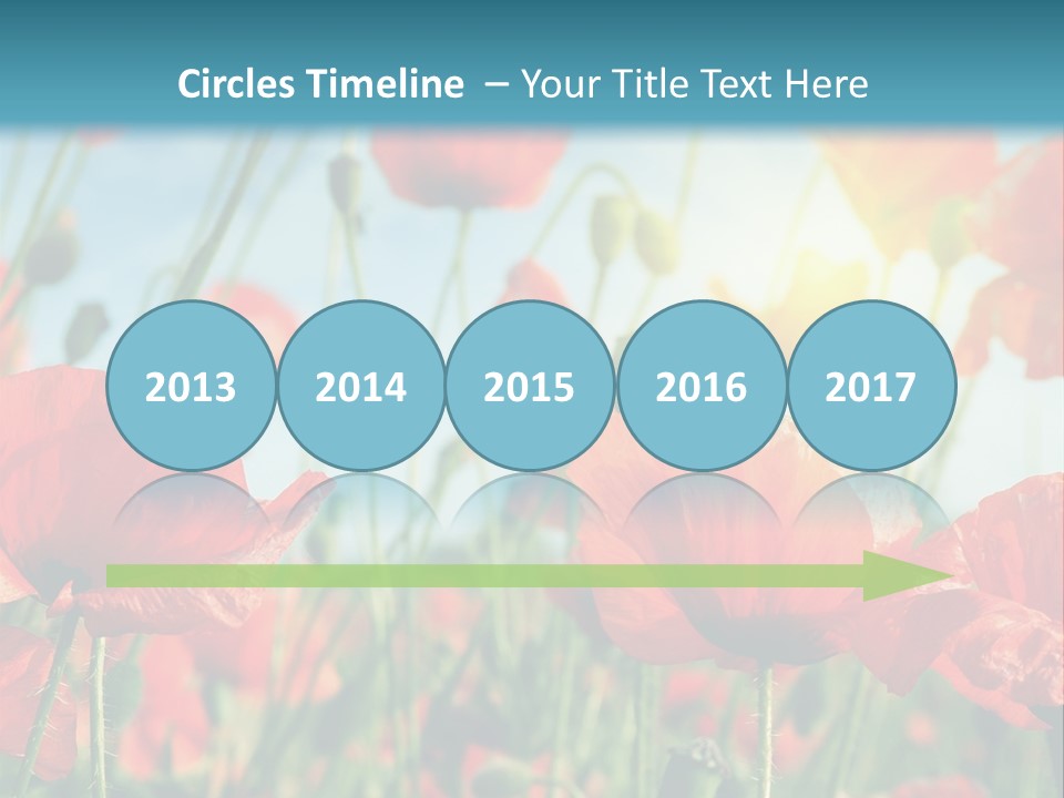 Spring Outdoor Flower PowerPoint Template