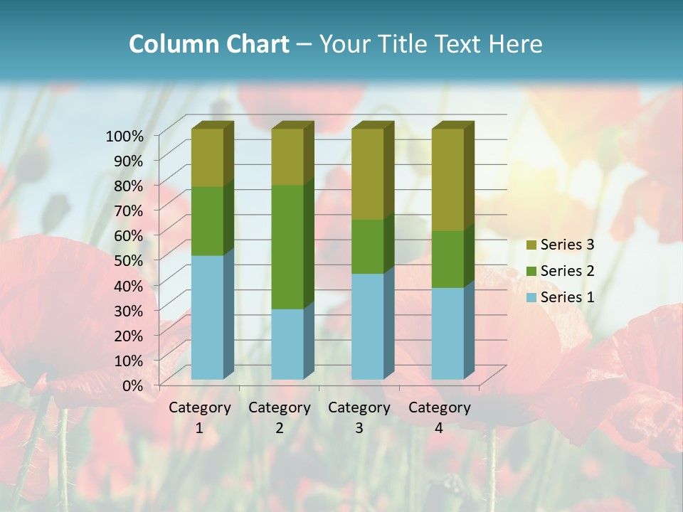 Spring Outdoor Flower PowerPoint Template