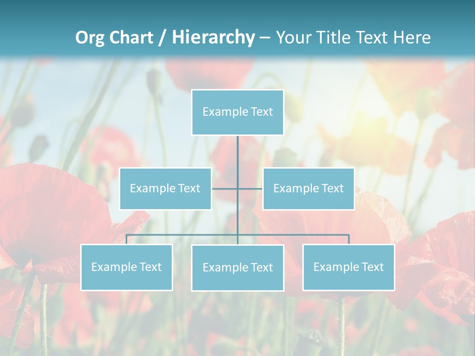 Spring Outdoor Flower PowerPoint Template
