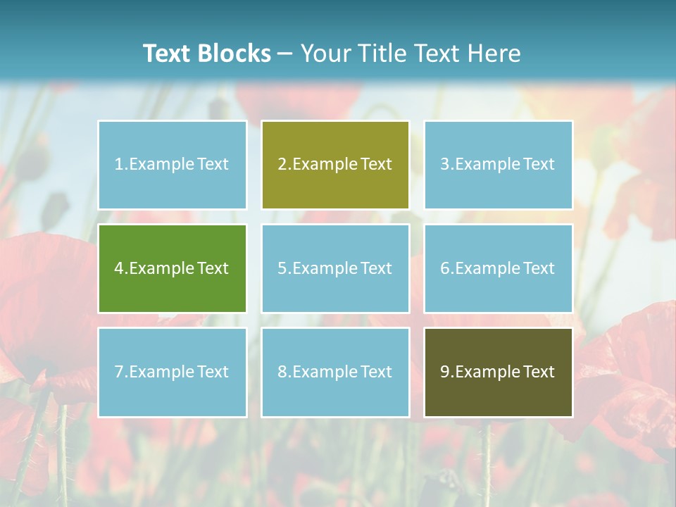 Spring Outdoor Flower PowerPoint Template